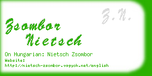 zsombor nietsch business card